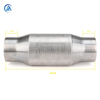 High Quality Universal Three Way Catalytic Converter High Flow Ceramic