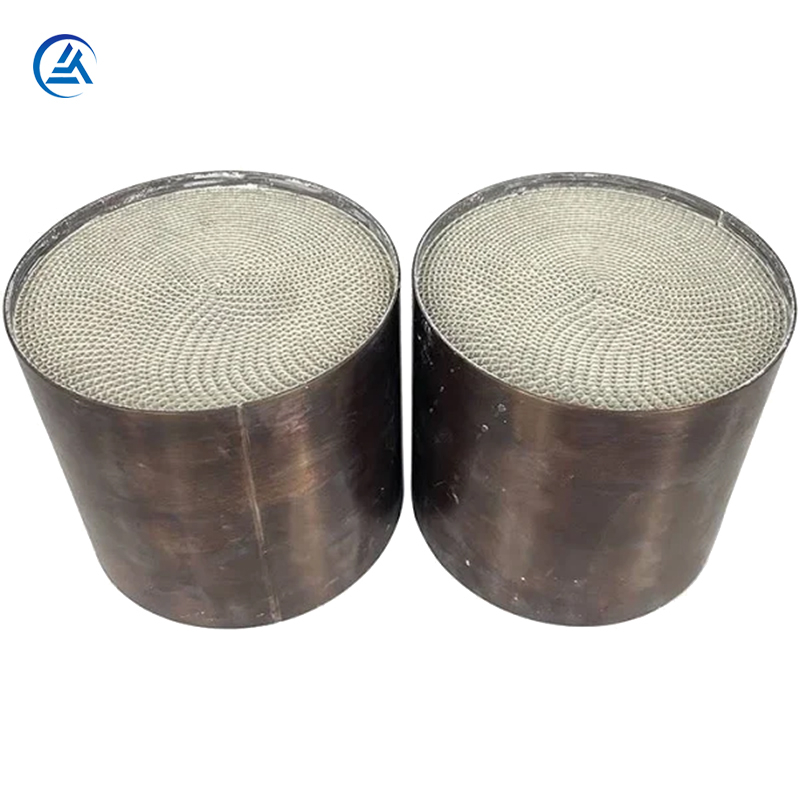 Metal Honeycomb Substrate Three way catalyst Exhaust Metal Catalytic Converter