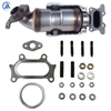 Fit Three Way Catalytic Converter High Flow Ceramic Catalyst