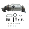 DPF Catalytic Converter Kit Direct-Fit Compatible L4 1.8L Exhaust Manifold for 2006-2011 Civic 16641，16448