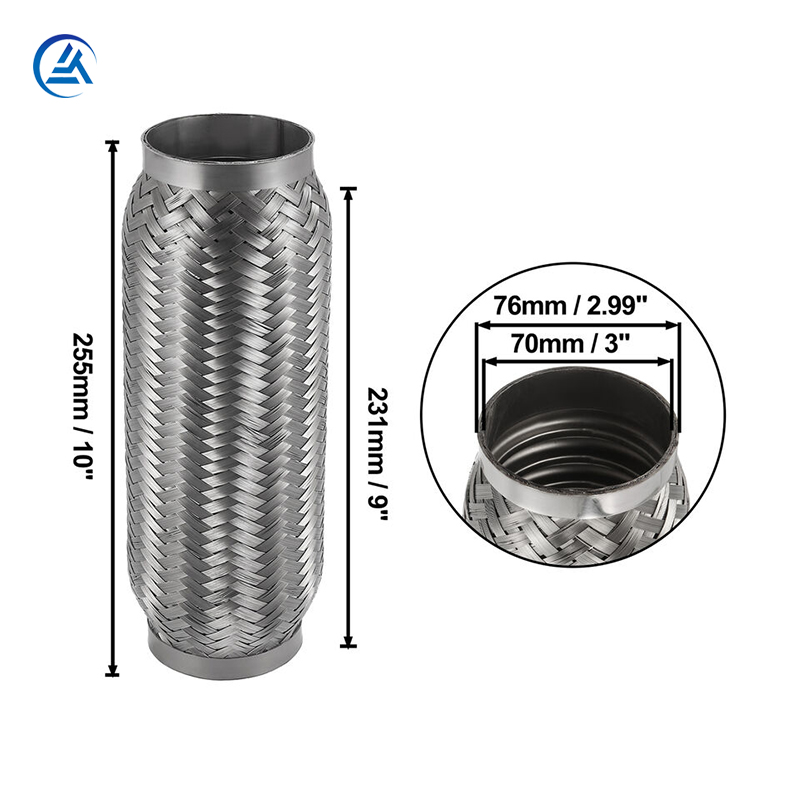 Structural engineering and design of an automotive exhaust flexible pipe