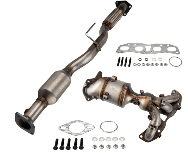 Front and Rear Catalytic Converter Kit Direct-Fit Fit for 2007-2012 Altima 2.5L Sedan GAS