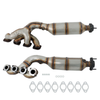 2PCS Direct Fit Manifold Catalytic Converter 2006-2008 For BMW 750i / 750Li 4.8L